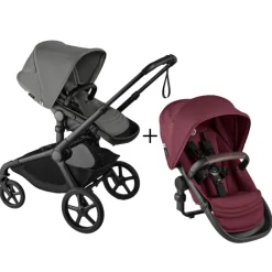 Hot Kangaroo Complete + Sibling Seat Bundle Full Size Strollers