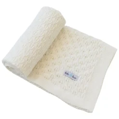 Discount Knit Leaf Baby Blanket Bedding