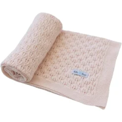 Discount Knit Leaf Baby Blanket Bedding