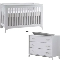 Sale Metro Convertible Crib and 3 Drawer Dresser Combo Cribs