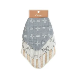 Sale Muslin Bib Set - 3 Pack Bibs & Burp Cloths