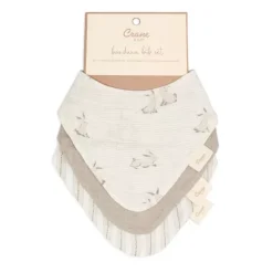 Sale Muslin Bib Set - 3 Pack Bibs & Burp Cloths