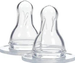 Narrow Bottle Nipples - 2 Pack Bottle Feeding