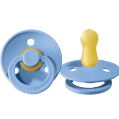 Clearance Natural Rubber Colour Pacifier - 2 Pack Pacifiers