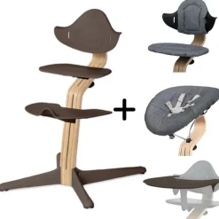 New Nomi High Chair Bundle - Coffee High Chairs