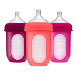 Best NURSH Silicone Bottle 3 Pack - 8oz Bottle Feeding
