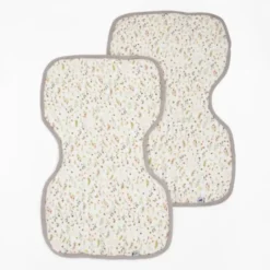 Sale Organic Burp Cloth - 2 Pack Bibs & Burp Cloths