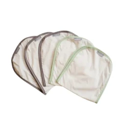 Clearance Organic Burp Cloth 5 Pack Bibs & Burp Cloths