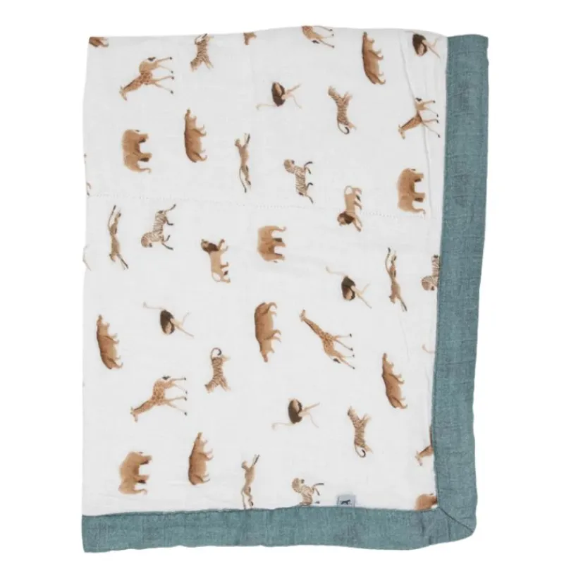 New Organic Cotton Muslin Baby Quilt Bedding