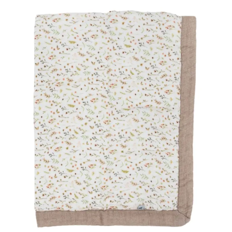 New Organic Cotton Muslin Baby Quilt Bedding
