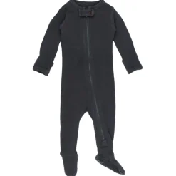 Online Organic Thermal 2-Way Zipper Footie Pajamas
