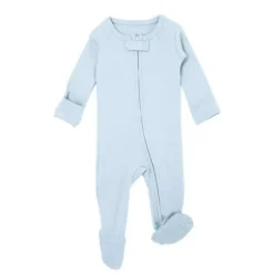 Outlet Organic 2-Way Zipper Baby Footie Sleepers