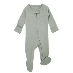 Outlet Organic 2-Way Zipper Baby Footie Sleepers