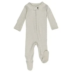 Outlet Organic Zipper Footed Sleeper - Patterns Sleepers|Pajamas