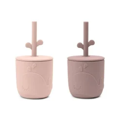 Best Peekaboo Straw Cup 2-pack Wally Tableware