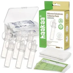 Online Pre-Sterilized Silicone Colostrum Collector Set 4ml - 6 Pack Breast Pumps|Breast Pump Accessories