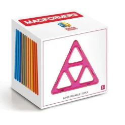 New Rainbow Magnetic Shapes - 12 Pieces Building Toys