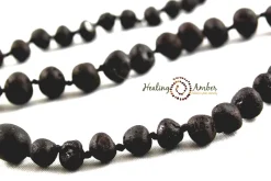 Clearance Raw Baltic Amber Teething Necklace - 11 inch Teething Necklaces