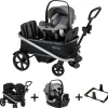 New Renegade Wagon + Willow S Infant Car Seat Bundle Travel Systems|Wagons
