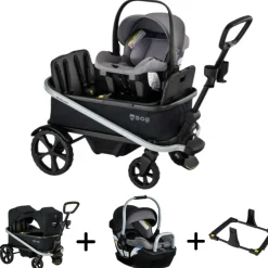 Clearance Renegade Wagon + Willow SC Infant Car Seat Bundle Travel Systems|Wagons