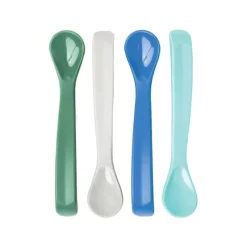 Silicone Baby Spoons 4 Pack Tableware