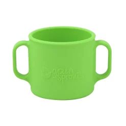 New Silicone Learning Cup - Green Tableware