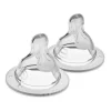 Online Silicone Nipple Slow Flow - 2 Pack Bottle Feeding