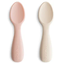 New Silicone Toddler Starter Spoons 2-Pack Tableware