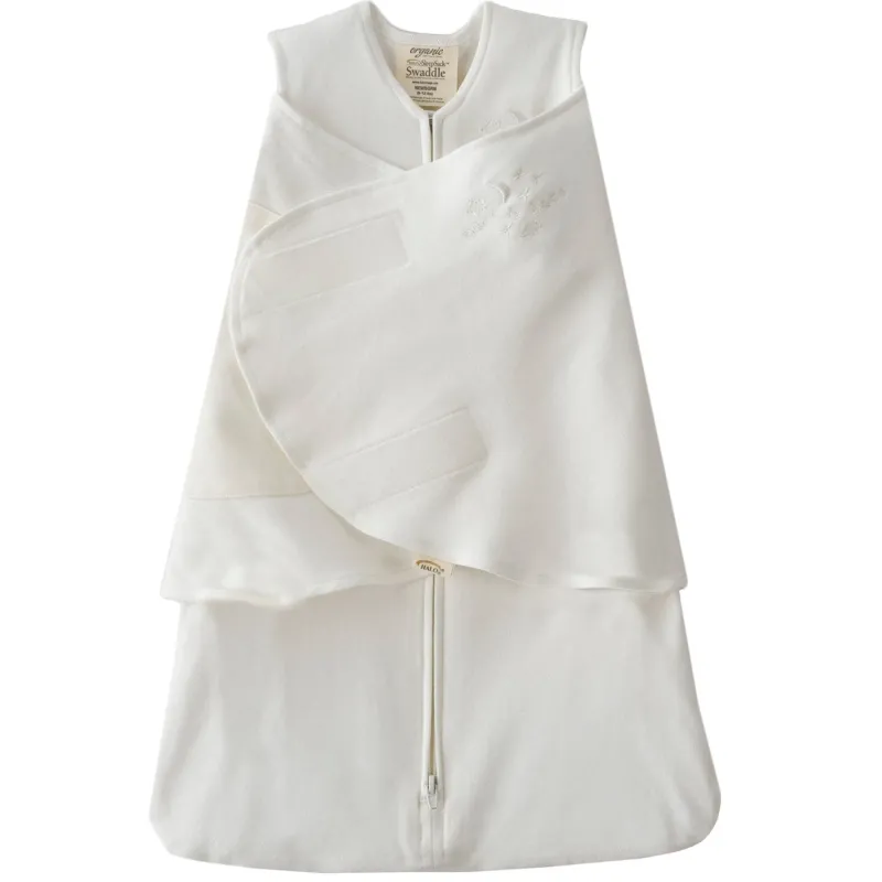 Hot SleepSack Swaddle 100% Organic Cotton Cream 0-3M 1.5 Tog Sleep Sacks|Sleep Bag