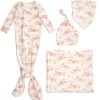 New Snuggle Knit Newborn Gift Set Sleepers