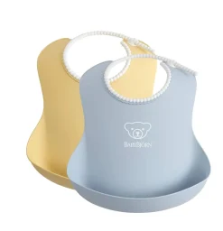 New Soft Bib - 2 Pack Bibs & Burp Cloths