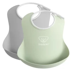 New Soft Bib - 2 Pack Bibs & Burp Cloths
