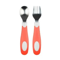 New Soft Grip Fork & Spoon Set Tableware