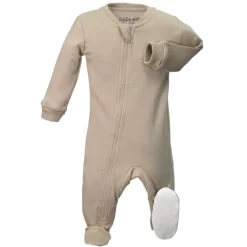 Outlet Solid Organic Footed Sleepers Sleepers