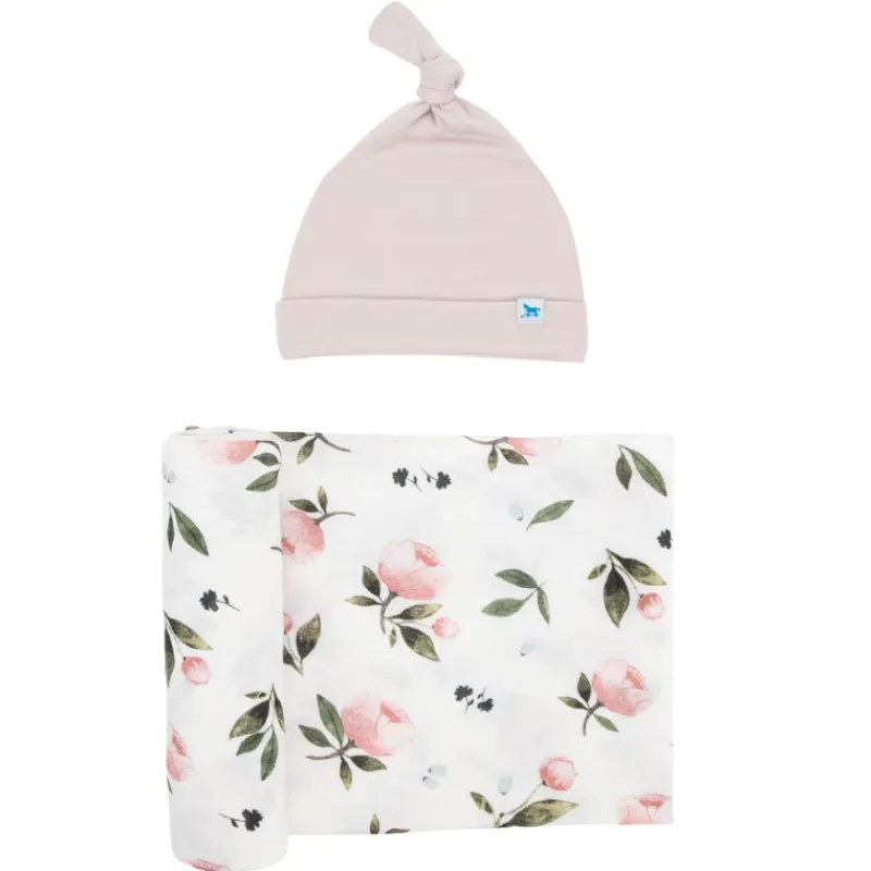 Sale Stretch Knit Swaddle & Hat Set Hats|Swaddles