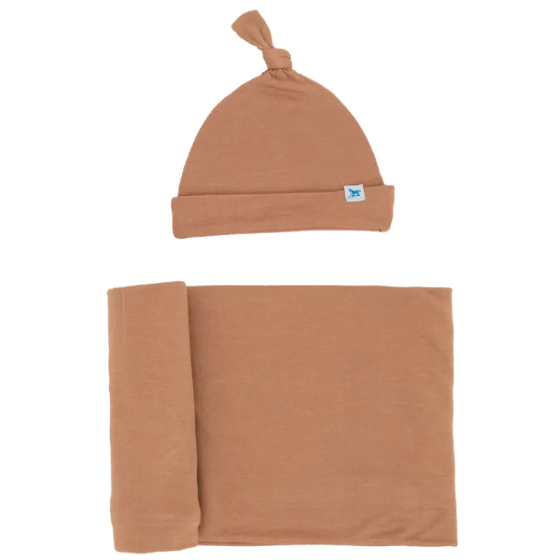 Sale Stretch Knit Swaddle & Hat Set Hats|Swaddles