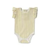 Hot Stripes Away Short Sleeve One-Piece Onesies