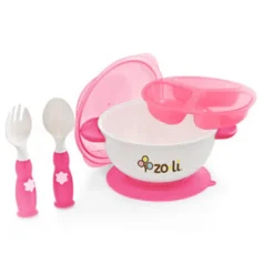 New STUCK Feeding Bowl Set - Pink Tableware
