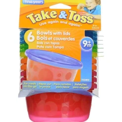 Sale Take & Toss 8 oz Bowls With Lids - 6 Pack Tableware