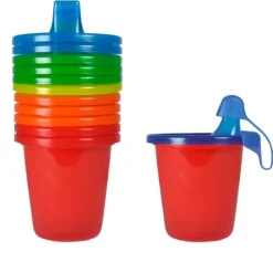 Discount Take & Toss 7 oz. Spill-Proof Cups - 6 Pack Bottle Feeding
