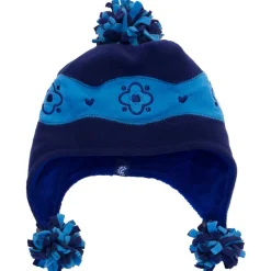 New Terry Pom Hat - Navy/Blue - Large Hats