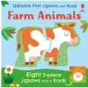 New Usborne First Jigsaws and Book: Farm Animals Books
