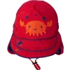 Online UV Flap Hat - Racy Red Hats