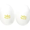 Outlet Wooden Egg Maracas - White Musical Toys