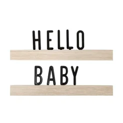 Wooden Letter Ledge Set Letterboards