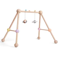 Discount Wooden Play Gym - Pastel Activity Toys