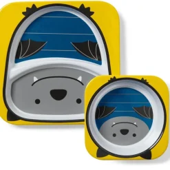 Best Zoo Plate & Bowl Set - Bat Tableware